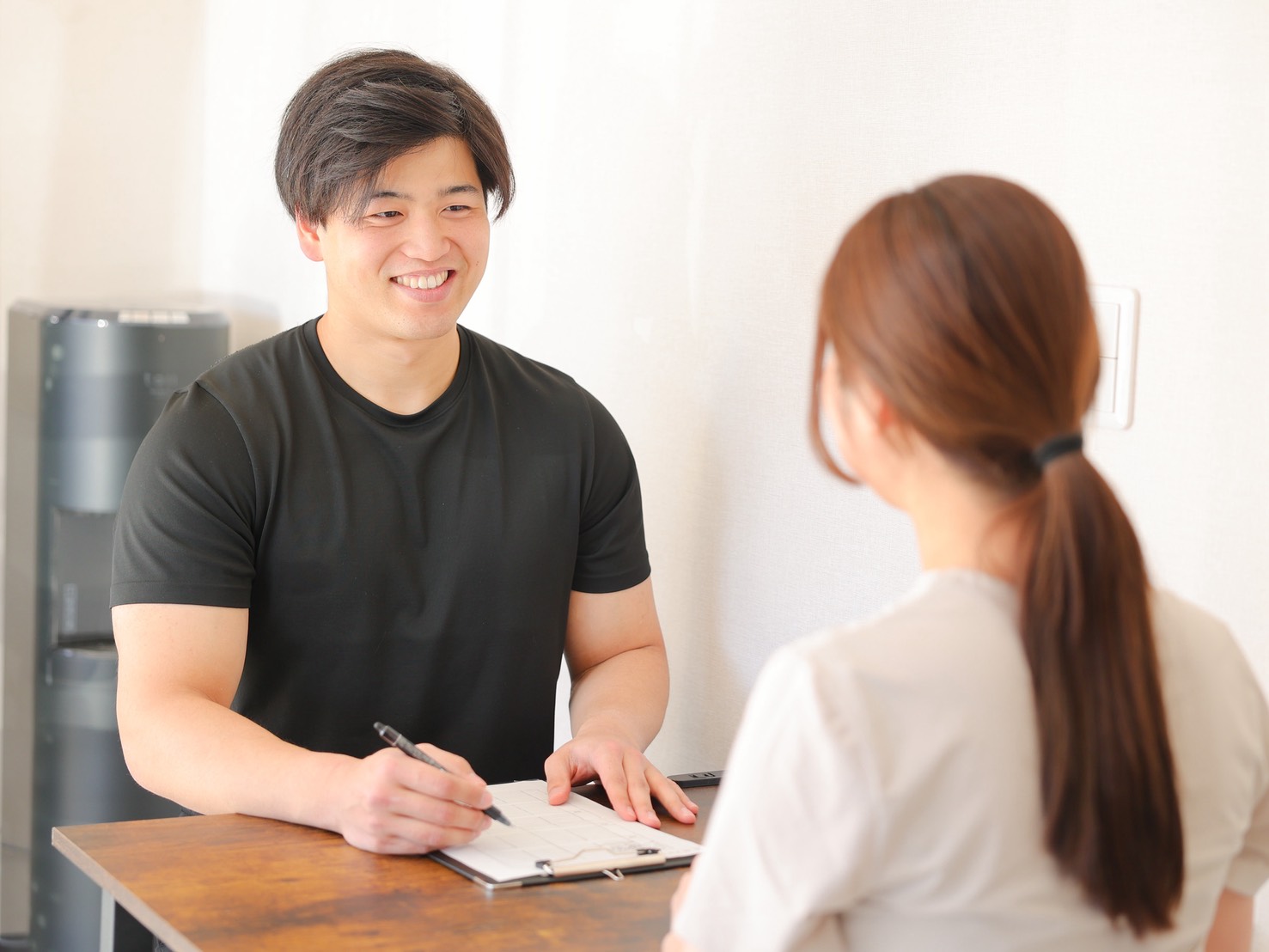 カウンセリングとメニュー作成